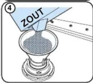 SHARP QW-I23F47DW-DE - Vul het zoutreservoir (INDIEN BESCHIKBAAR) - 4