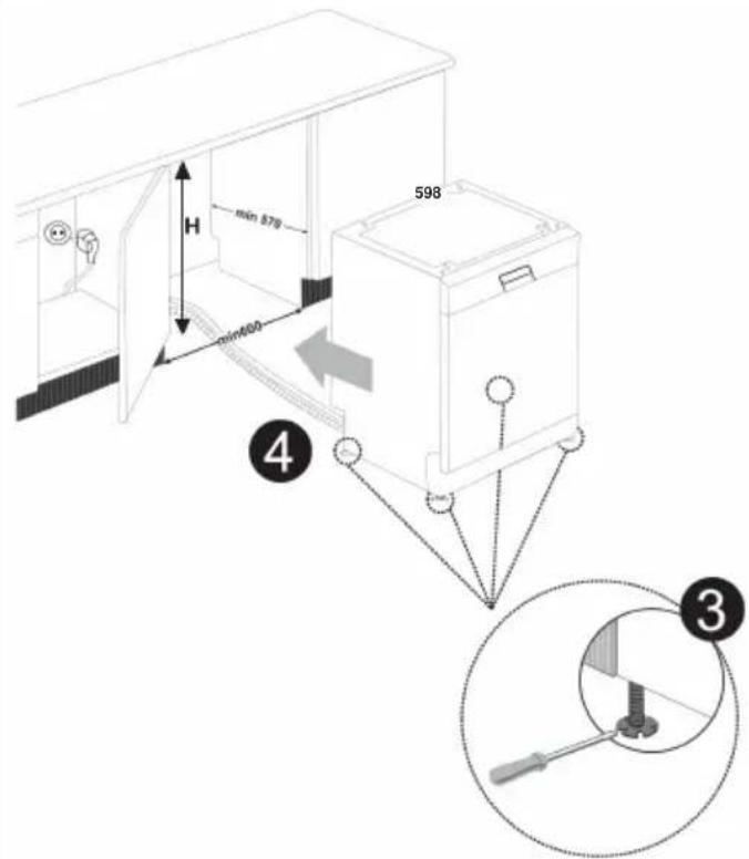 SHARP QW-NA25F44BI-DE - Einbau unter einer Arbeitsplatte - 4