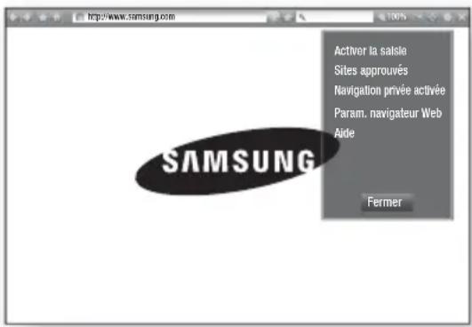 SAMSUNG HT-F5550K - Utilisation du menu Réglage - 1