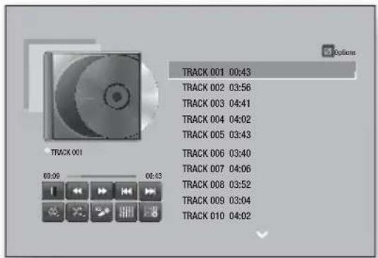 SAMSUNG HT-F5550K - Répétition des pistes d'un CD Audio - 1