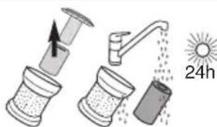 VESTFROST Aqua Plus - Washable post-motor filter - clean every 6 months - 2