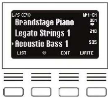 KORG Grandstage X - Utilisation simultanée d'une superposition et d'un partage - 3