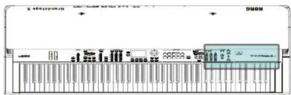 KORG Grandstage X - Bouton de sélection de type d'effet - 1