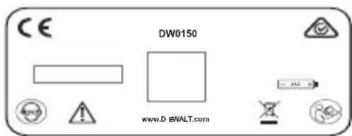 DEWALT DW0150 - CONSERVEZ CES INSTRUCTIONS - 3
