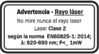 Vonroc LL503DC - LL503DC láser rojo: - 2