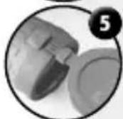 Steiner HX 10x56 - Fijación de las tapas protectoras de los objetivos: - 5