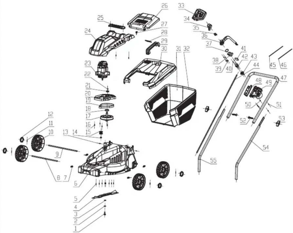 Vonroc S_LM502AC - EXPLODED VIEW - 1