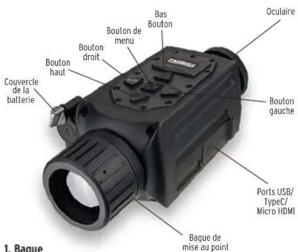 Steiner Nighthunter C35 Gen I - COMPOSANTS DU PRODUIT - 1