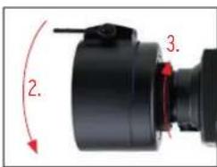 Steiner Nighthunter C35 Gen I - MONTAJE DEL VISOR CON CLIP - 3