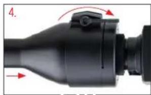 Steiner Nighthunter C35 Gen I - MONTAGE DES VORSATZGERÄTES - 4
