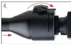 Steiner Nighthunter C35 Gen I - MONTAGGIO DEL CANNOCCHIALE CLIP ON - 4