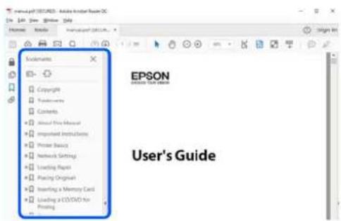 EPSON EcoTank L3286 - Saut direct aux pages grâce aux signets - 1
