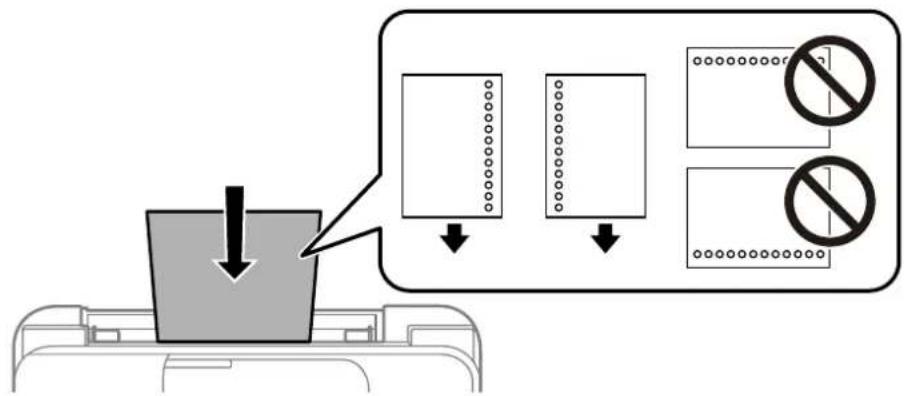 EPSON EcoTank L3286 - Chargement de papier préperforé - 1