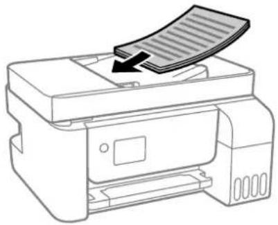 EPSON EcoTank L3286 - Positionnement des originaux dans le chargeur automatique de documents - 2