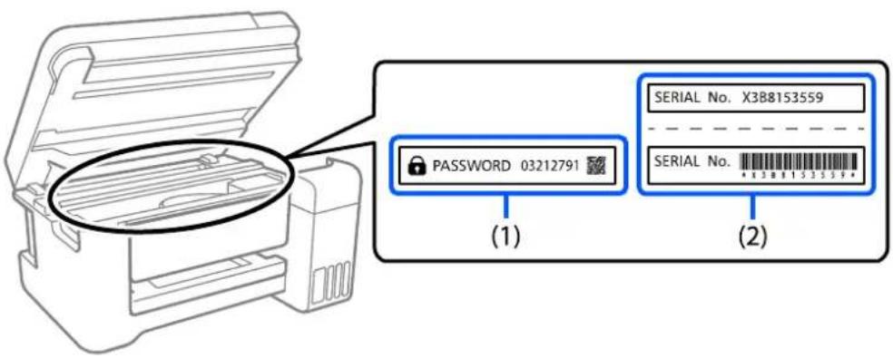 EPSON EcoTank L3286 - Mot de passe administrateur par défaut - 1