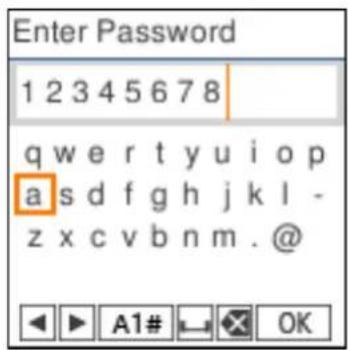 Enter Password 1 2 3 4 5 6 7 8 qwertyuiop asdfghjkl- zxcvbnm.@ A1# OK