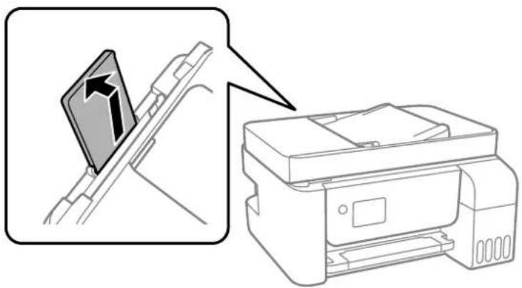EPSON EcoTank L5316 - Chargement de papier dans le chargeur d'alimentation papier à l'arrière - 1