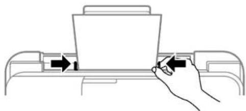 EPSON EcoTank L5316 - Chargement des enveloppes dans le chargeur d'alimentation papier à l'arrière - 4