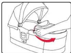 BRITAX B-Ready Bassinet - Extracción del protegebotas - 1