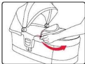 BRITAX B-Ready Bassinet - Attacher la chancelière - 3