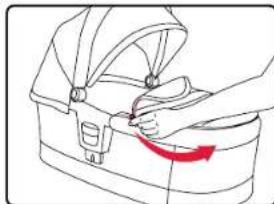 BRITAX B-Ready Bassinet - Removing the Boot Cover - 1