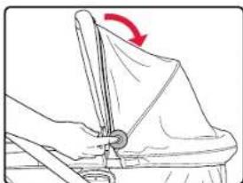 BRITAX B-Ready Bassinet - Poignée de transport et pare-soleil - 1