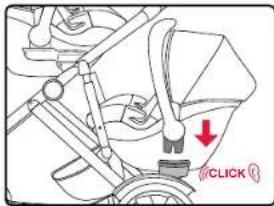 BRITAX B-Ready Lower Adapter - Removing a BRITAX Infant Car Seat - 2