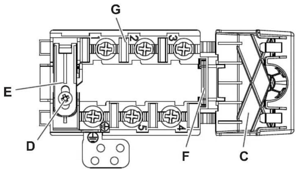 Elba Excellence EX 965 IM - RACCORDEMENT DU CABLE D'ALIMENTATION - 2