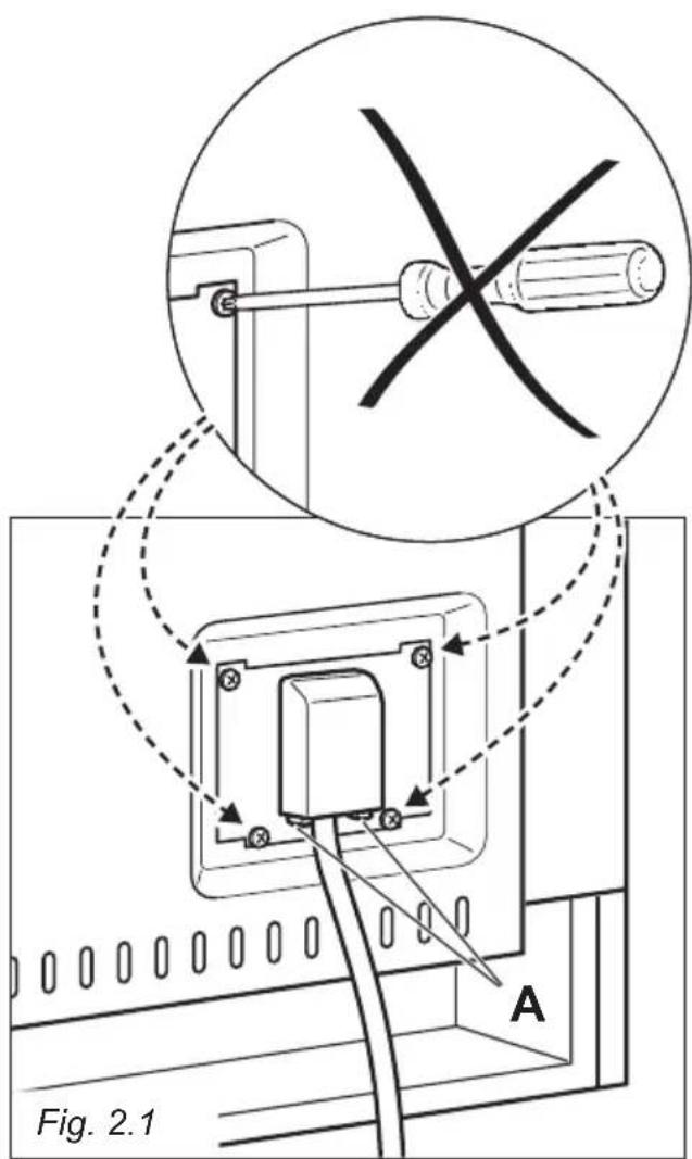 Elba Excellence EX 965 IM - CONNECTION OF THE POWER SUPPLY CABLE - 1