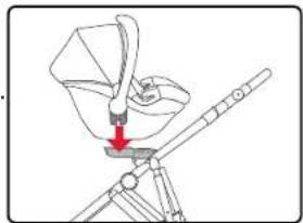 BRITAX B-Ready Second Seat - Adjusting the Second Seat Harness Second Seat with Infant Car Seat - 5