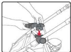 BRITAX B-Ready Second Seat - Adjusting the Second Seat Harness Second Seat with Infant Car Seat - 3