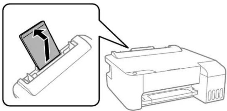 EPSON EcoTank L1270 - Chargement de papier dans le chargeur d'alimentation papier à l'arrière - 1