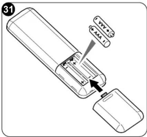 OLIMPIA SPLENDID Unico Evo-F - - Replacement of batteries - 1