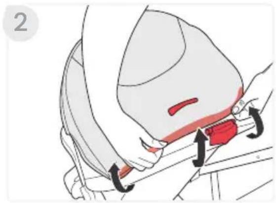 BRITAX Grove - Cómo Retirar el Asiento para Niños Pequeños - 1