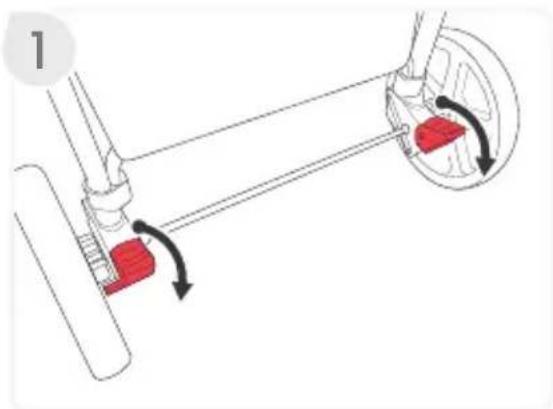BRITAX Grove - Utilisation du Frein de Stationnement - 1