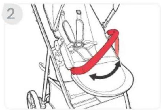 BRITAX Grove - Removing the Bumper Bar - 2