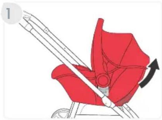 BRITAX Grove - Removing the Infant Car Seat - 1