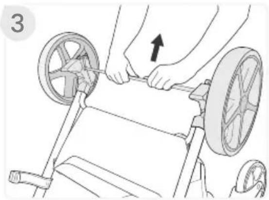 BRITAX Grove - Installation des Roues Arrière - 2