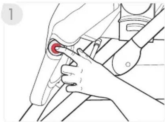 BRITAX Grove - Adjusting the Foot Rest - 1