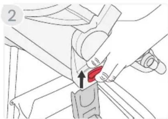 BRITAX Grove - Removing the Toddler Seat - 4