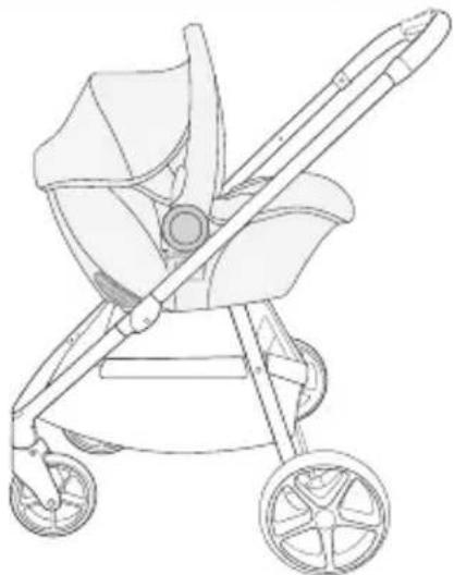 BRITAX Grove - Infant Car Seat Modes - 1