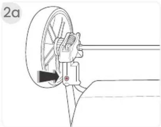 BRITAX Grove - Retrait des Roues Arrière - 1