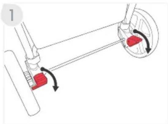BRITAX Grove - Using the Parking Brake - 3