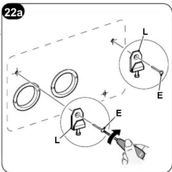 OLIMPIA SPLENDID Unico Next-F - - Positioning of the device on the anchor bracket - 1