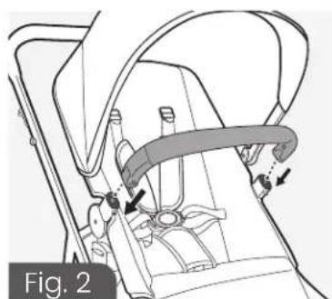 BRITAX Bumper Bar - Installing the Bumper Bar - 2