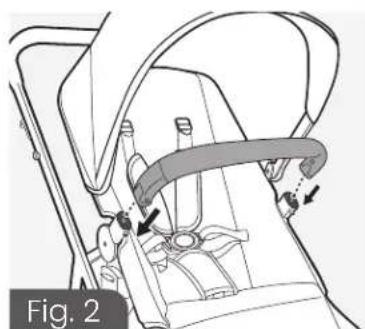 BRITAX Bumper Bar - Instalar la barra de seguridad - 2