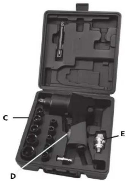 Abac G-102 - KOMPLET UDARNOG ODVIJAČA - 1