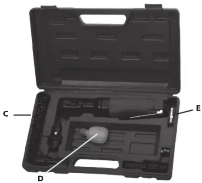 Abac G-150 - KIT CHAVE DE CATRACA - 1