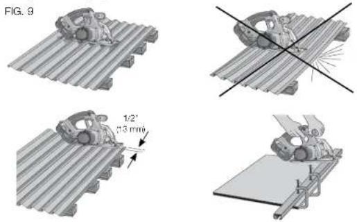 DEWALT DCS372 - CUTTING SHEETS OF METAL - 1
