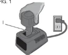 DEWALT DCS372 - Procedimiento de carga (Fig. 1) - 1